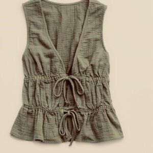Aerie Front tie top